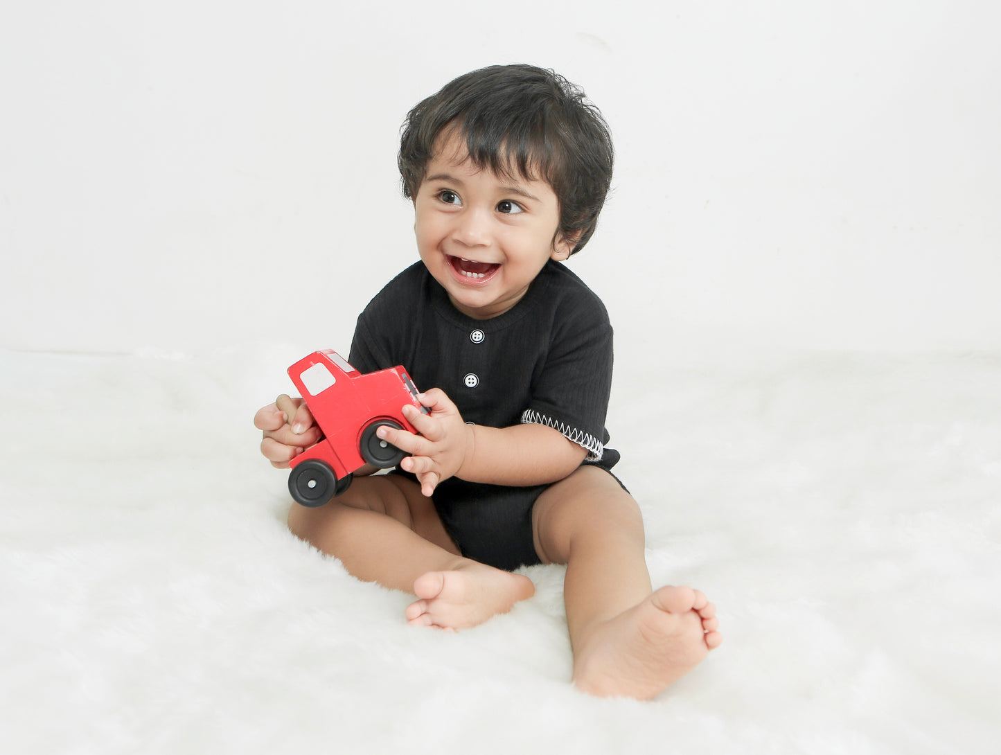 Black Bean Ribbed Bodysuit