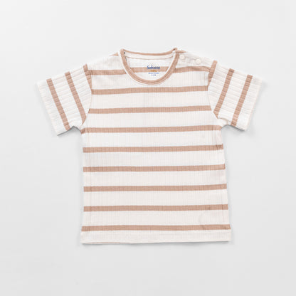 3 Pack Striped Ribbed T-shirt