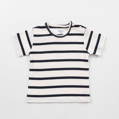 3 Pack Striped Ribbed T-shirt