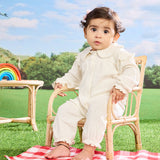 Pointelle  Romper - Ivory