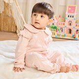 Pointelle Romper - Rose Quartz