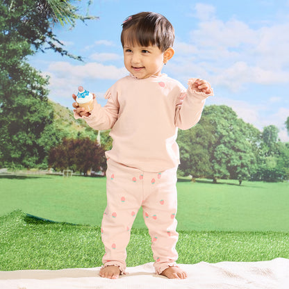 2 Piece Sweet Strawberry Co-ord Set - Rose Quartz