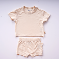 Buttercream Bamboo T-shirt & Shorts