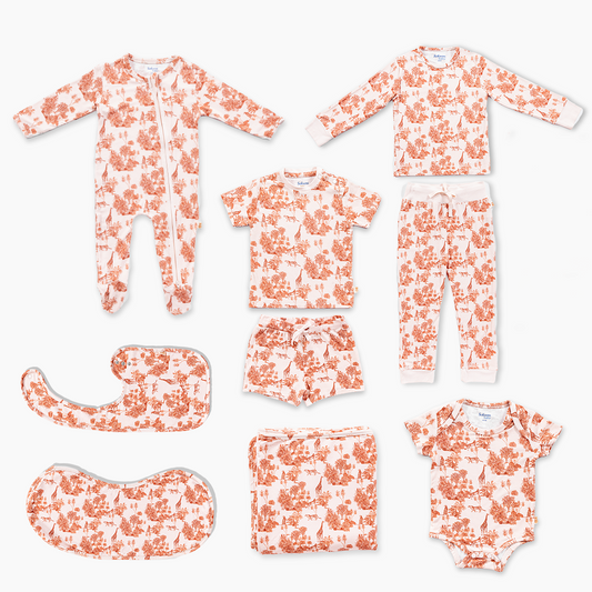 Fable Forest Toile Newborn Gift Set