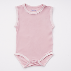 Coral Blush Soft Bamboo Onesie