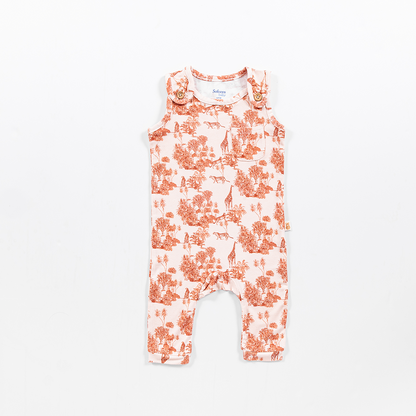 Forest Fables Toile Drop Crotch Romper