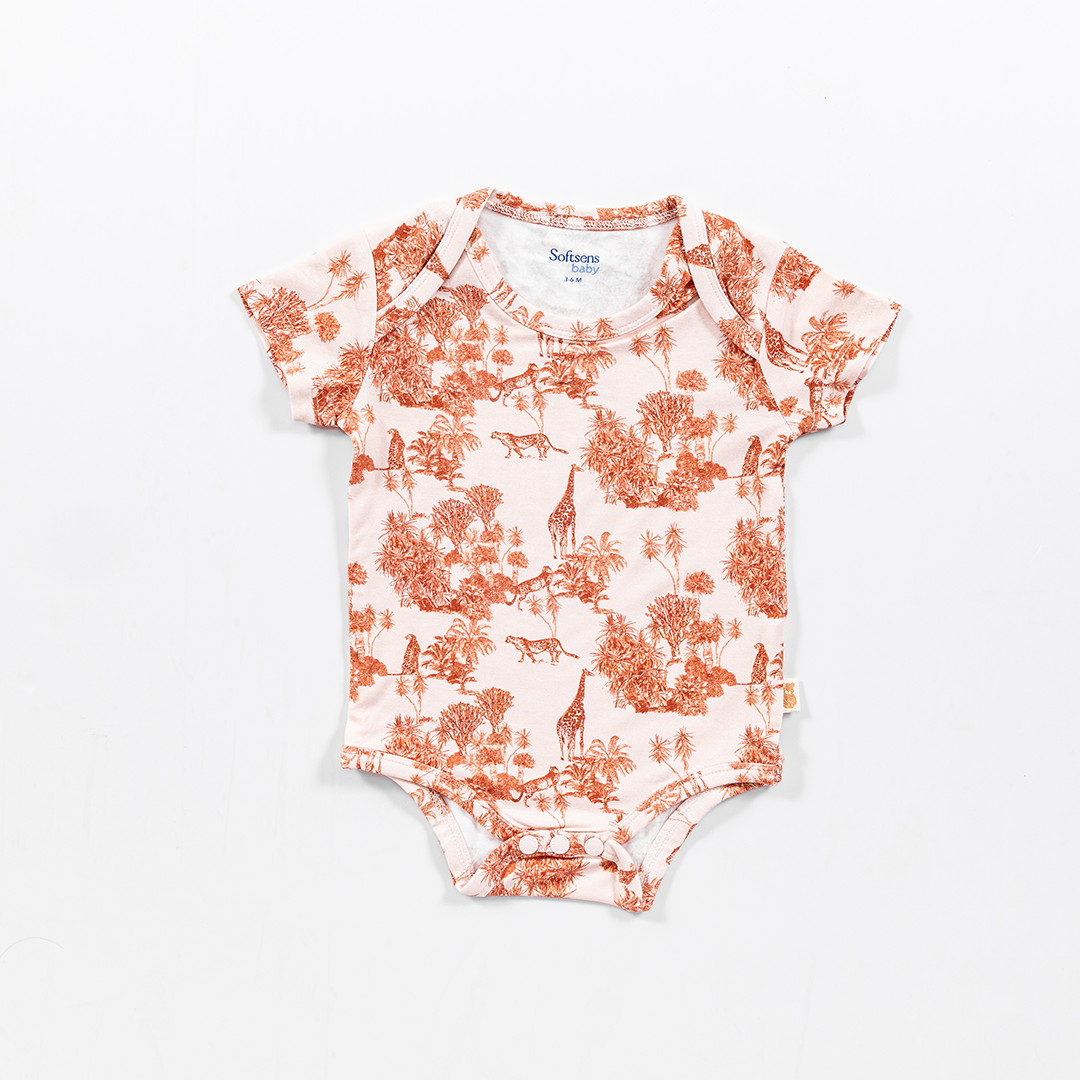 Forest Fables Toile Short Sleeve Bodysuit