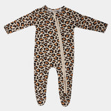Wild Ones Bamboo Zipper Footie