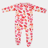Sweet Kisses Bamboo Zipper Footie