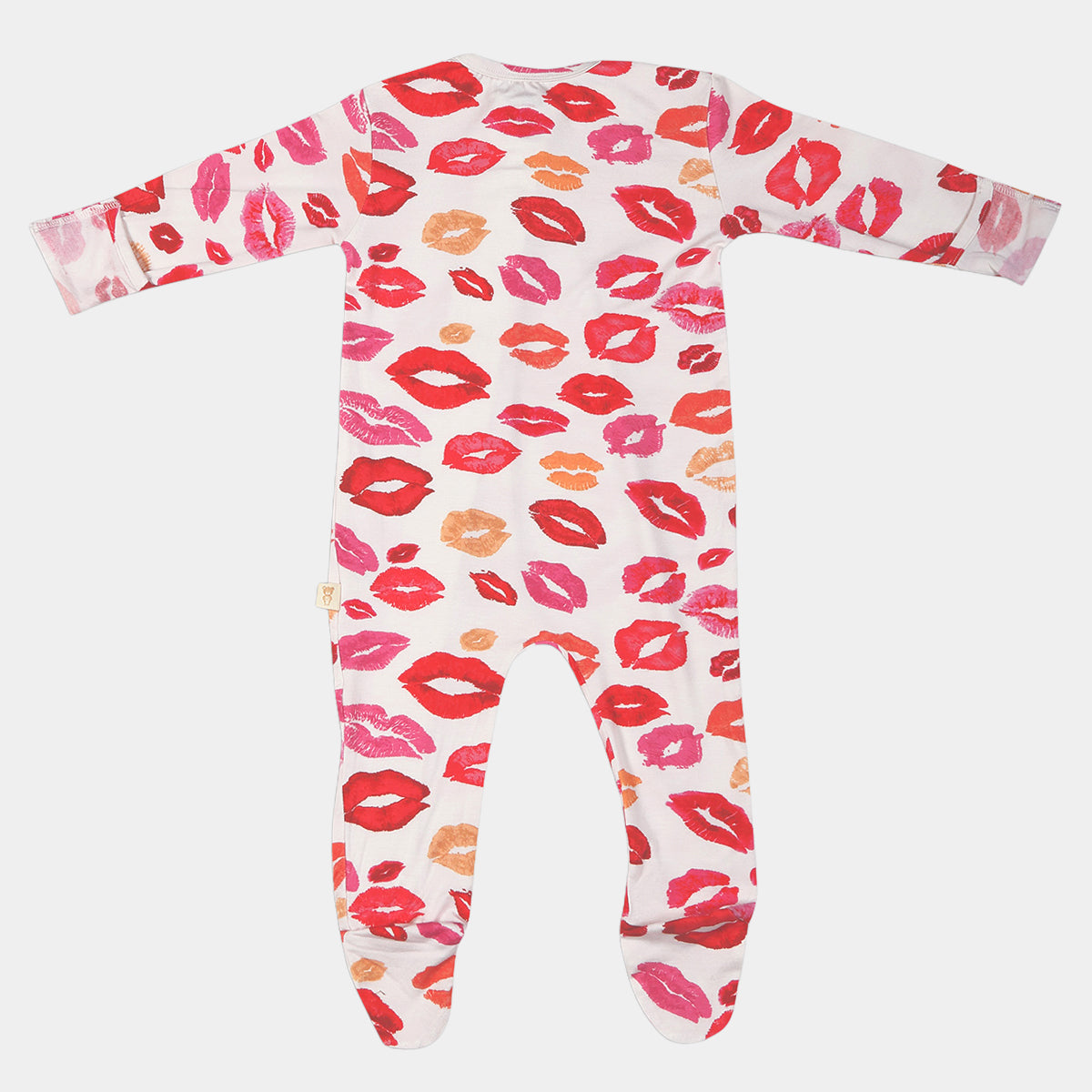 Sweet Kisses Bamboo Zipper Footie