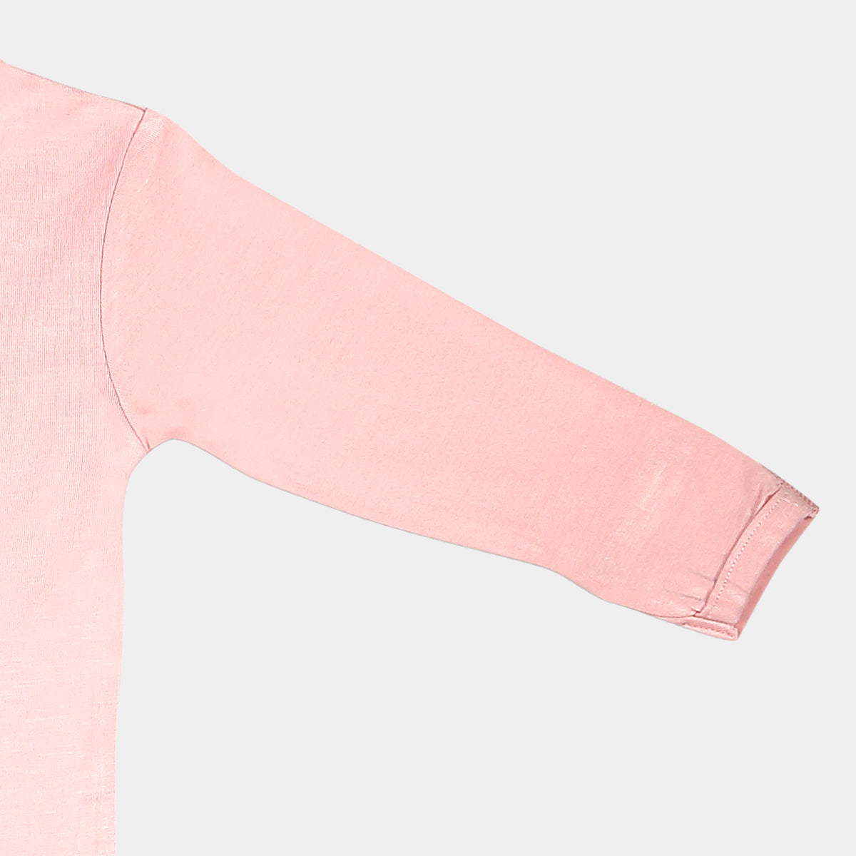 Coral Blush Ruffled Bamboo Zipper Footie
