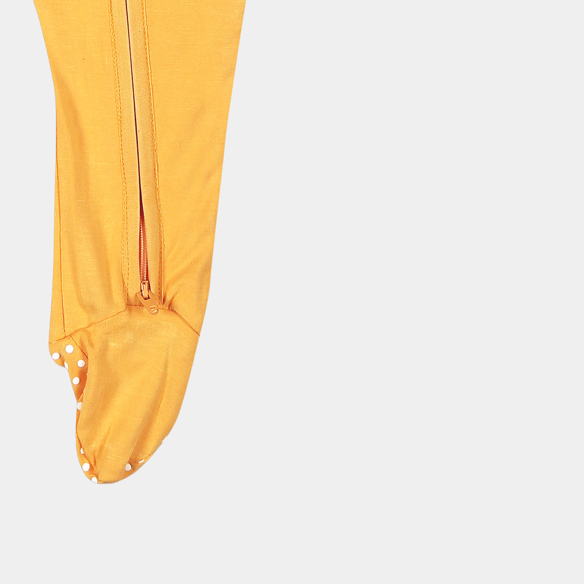 Marigold Bamboo Zipper Footie