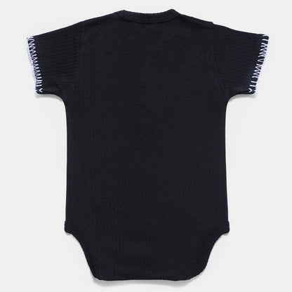 Pack of 2 Black & White Ribbed Bodysuit