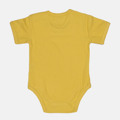 Pack of 2 Daily Wear Baby Ribbed Bodysuits