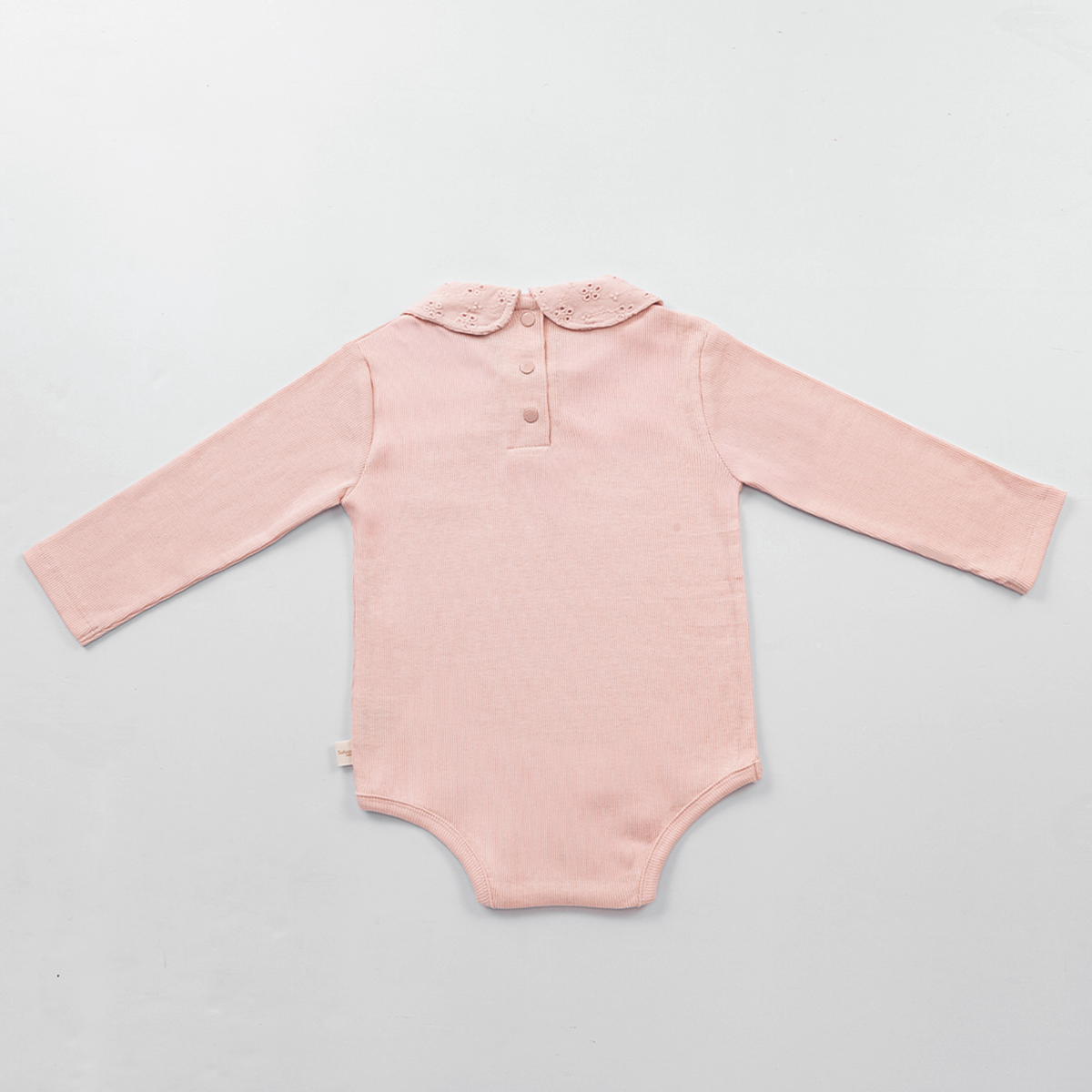 Peter Pan Collar Bodysuit - Rose Quartz