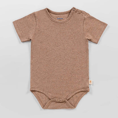 Taupe Short Sleeve Romper
