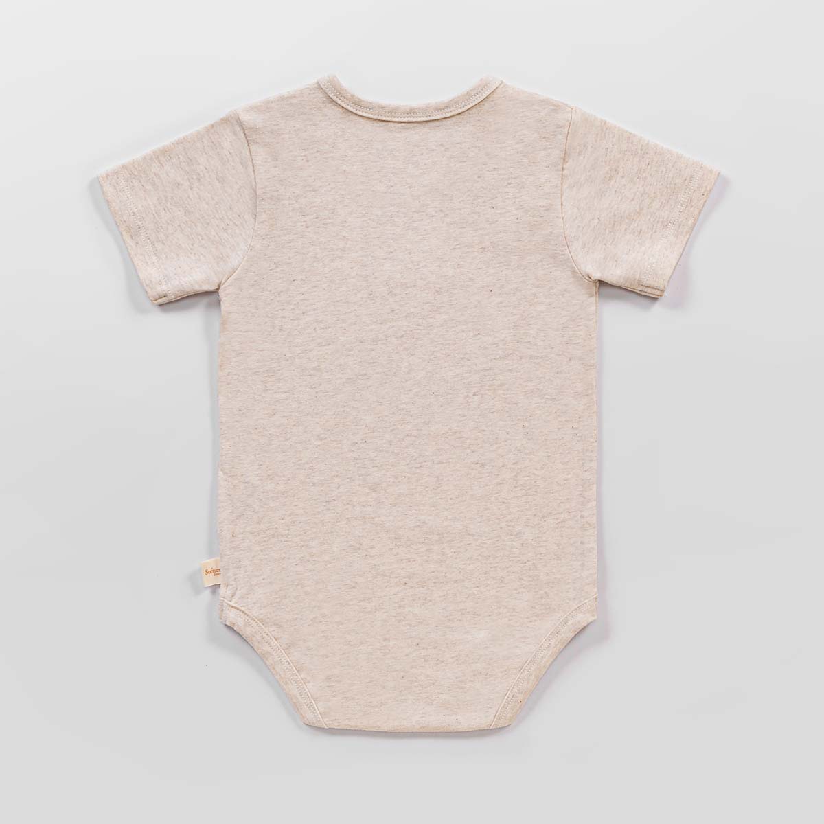 Ecru Short Sleeve Romper