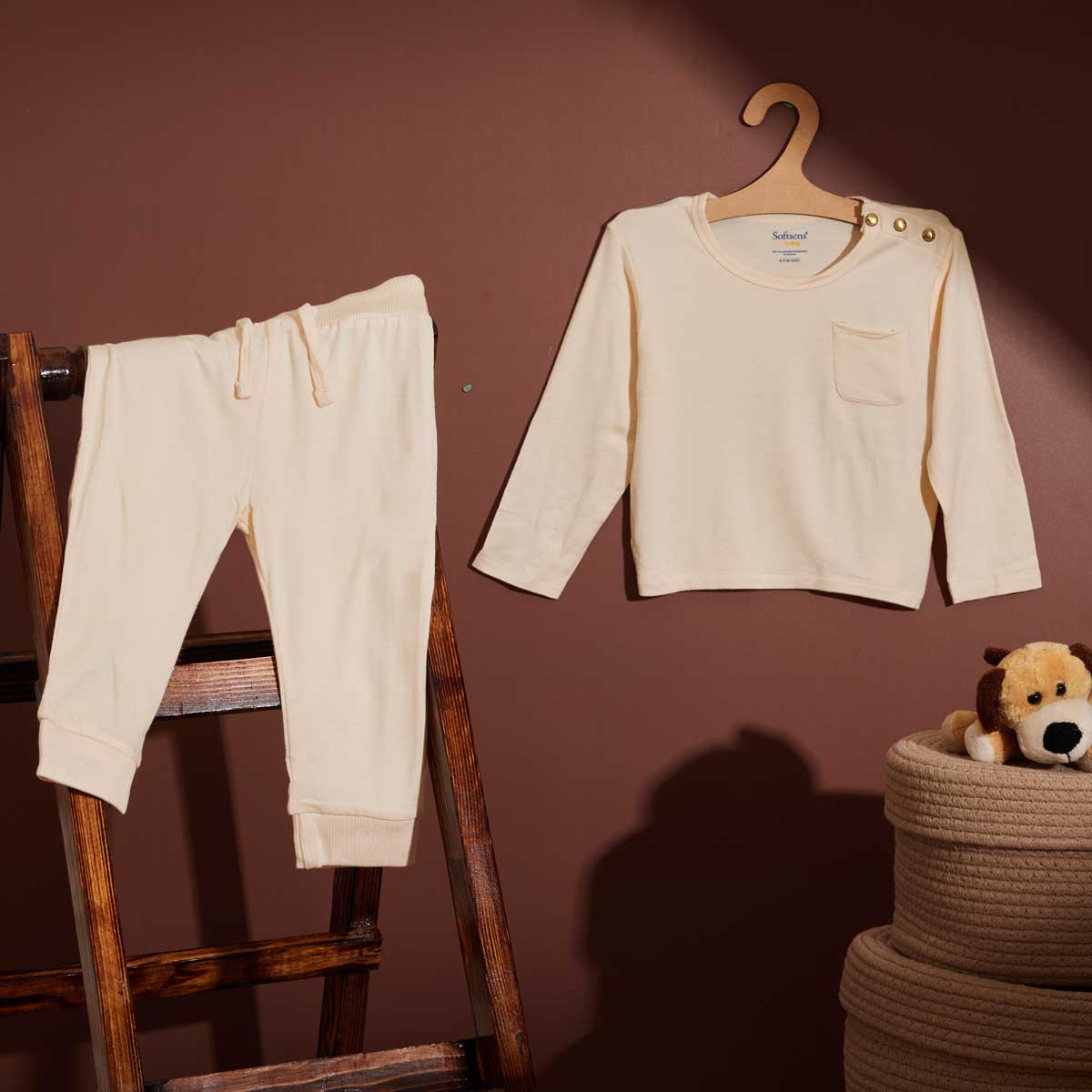 7 Piece Butter Cream Bamboo Gift Set