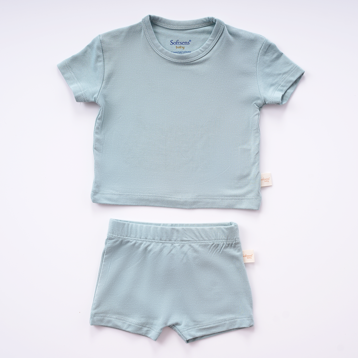 Aquifer Teal Bamboo T-shirt & Shorts