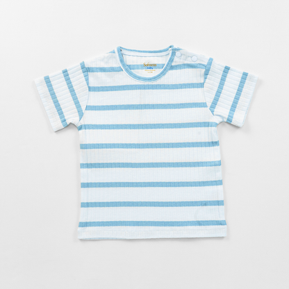 3 Pack Striped Ribbed T-shirt
