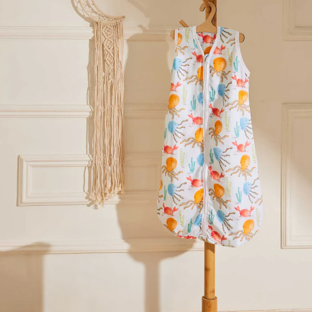 Under the Sea Super Soft Muslin 4-layer Sleep Bag