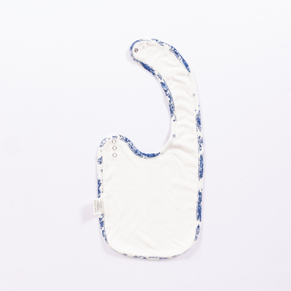 Vintage Toile Bamboo Bib