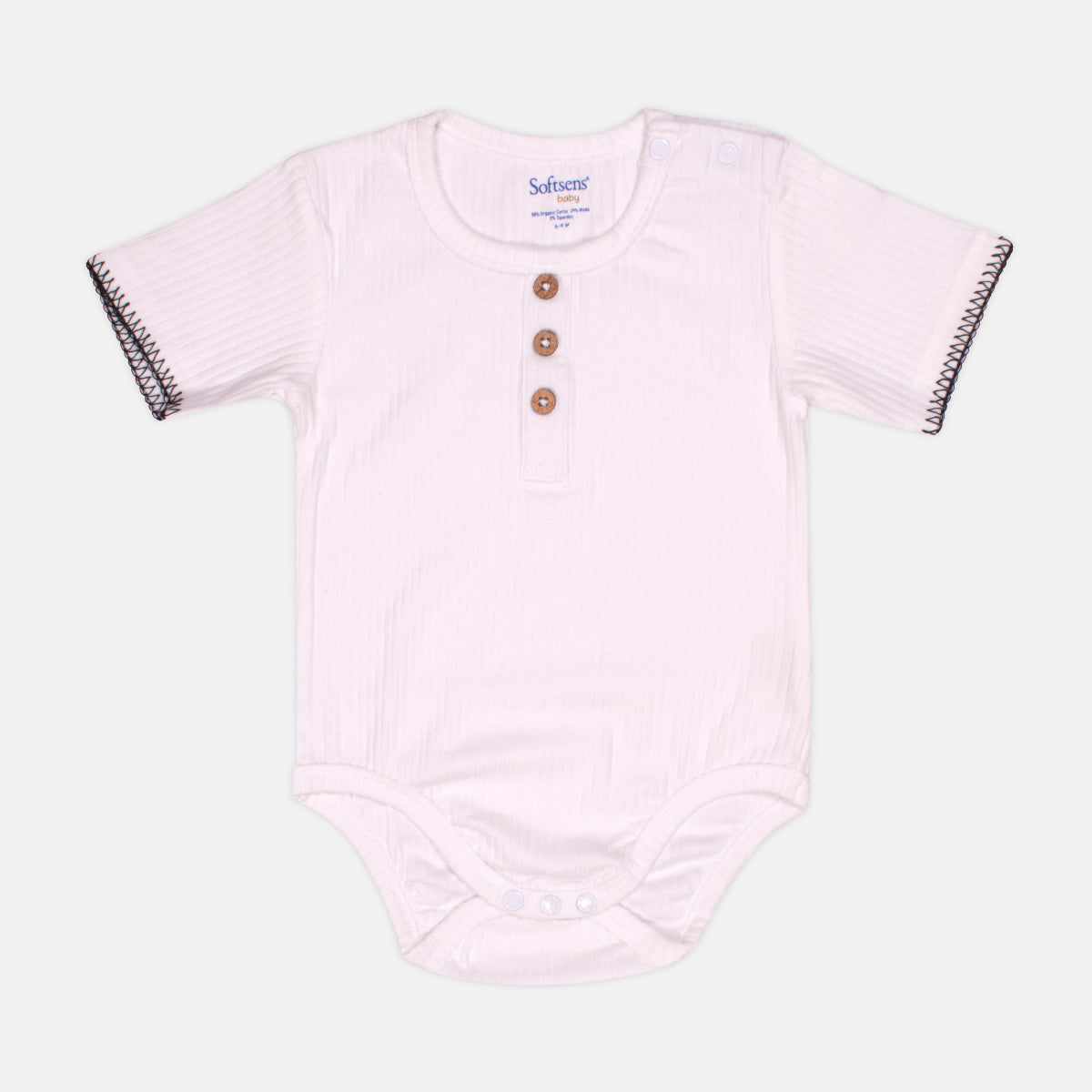 White Bean Ribbed Bodysuit