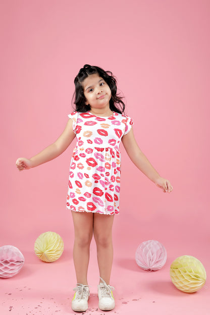 Sweet Kisses Bamboo Ruffled Dress