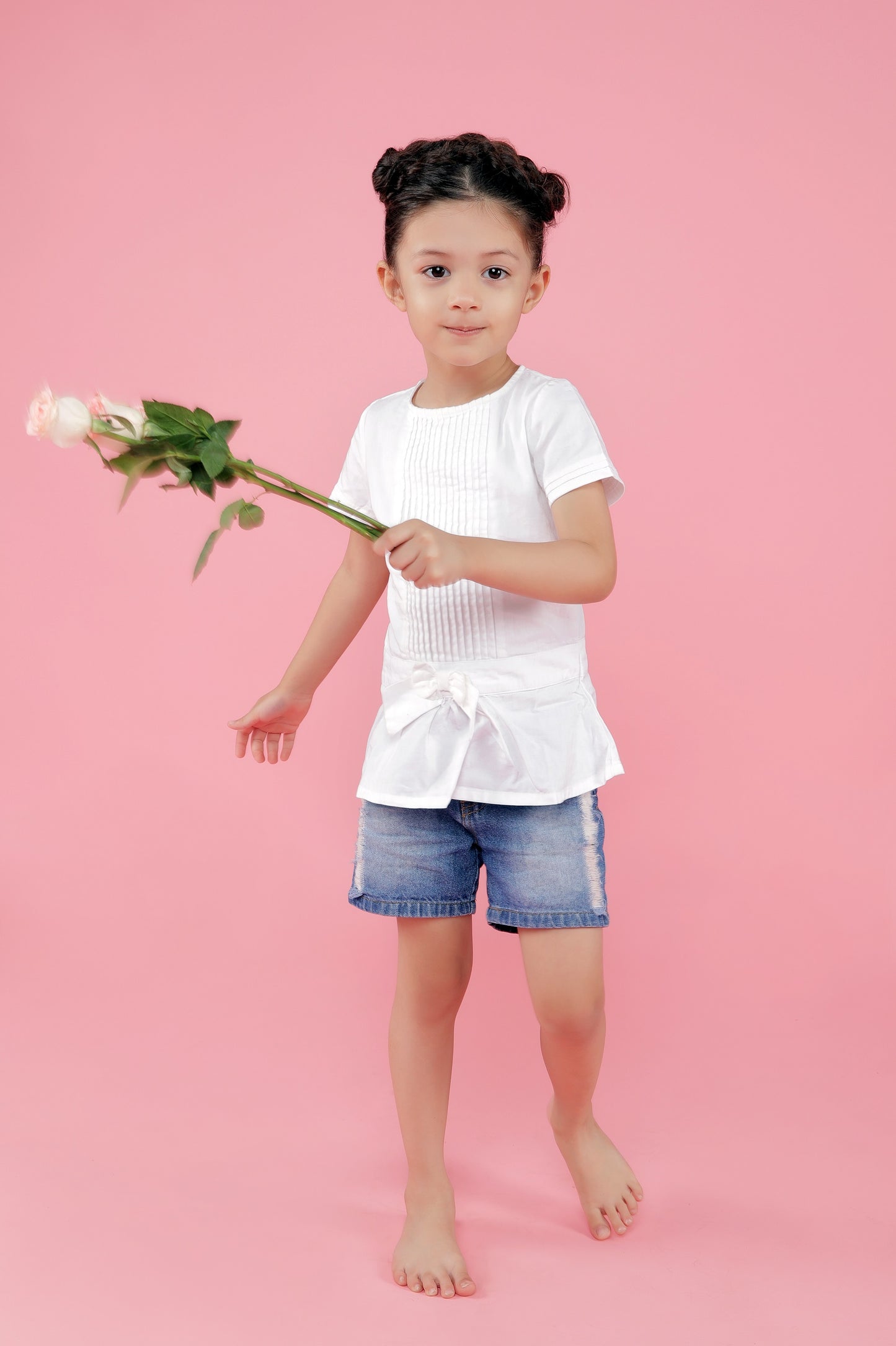 Dainty White Organic Cotton Top